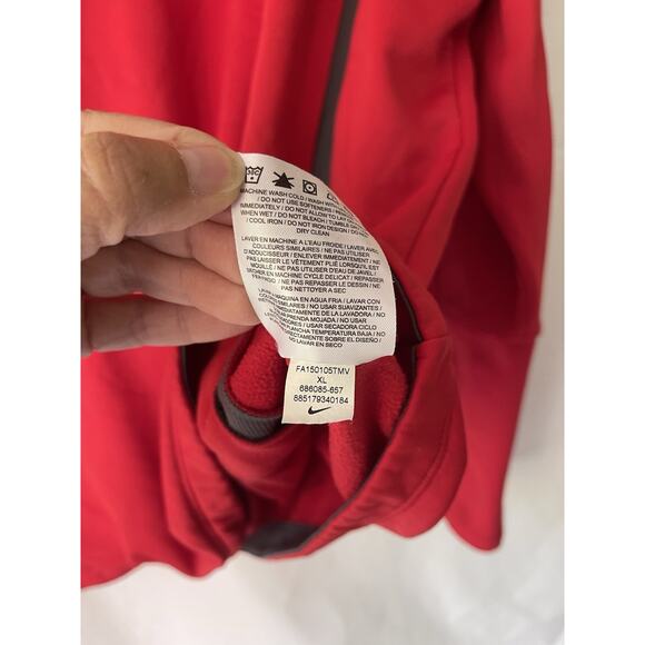 Nike Ryder Cup 2016 Hazeltine Therma Tour Performance 1/4 Zip Red Women's XL - Picture 8 of 10